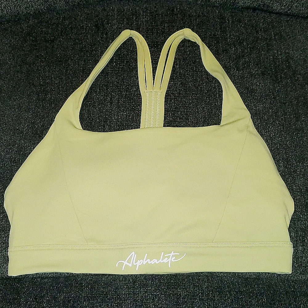 Alphalete Pulse sports bra Matcha XSmall
